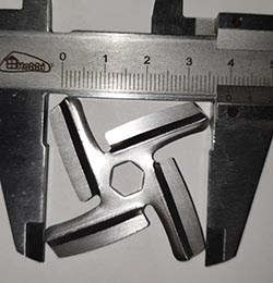 MRZ049	Нож к мясорубке 6 граней внутренний D=7,5 мм - фото 19524