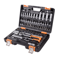Набор инструментов АВТО, 1/2" , 1/4" , CrV, в кейсе 94 предм Вихрь 2297 | Orenten.ru