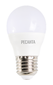 Лампа светодиодная Ресанта LL-R-G45-7W-230-4K-E27 21386 | Orenten.ru