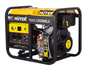 Электрогенератор дизельный LDG 5000LX Huter 21120 | Orenten.ru