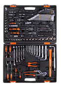 Набор инструментов, 1/2", 1/4", CrV, в кейсе 142 предм Вихрь 21502 | Orenten.ru