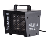 Тепловая электрическая пушка ТЭПК-2 (ТЭПК-2,3) (керам.нагрев.элемент) квадратн.корпус Ресанта 276 | Orenten.ru
