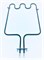 EP093 Нагревательный элемент ТЭН духовки Bosch 1100w 230v - фото 19161