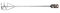 Насадка-миксер оцинкованная Вихрь, 600х100 мм, SDS plus, для перфоратора 2066 | Orenten.ru